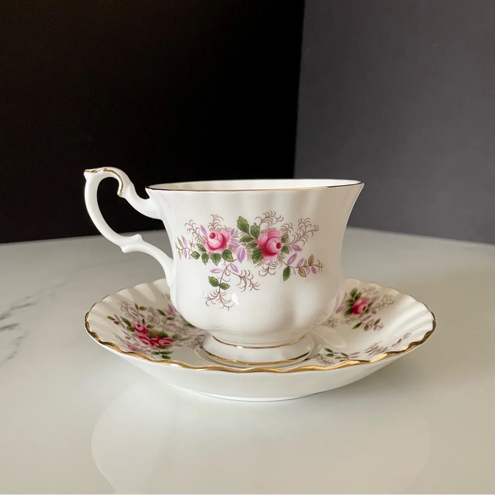Lavender Rose Cup & Saucer by Royal Albert